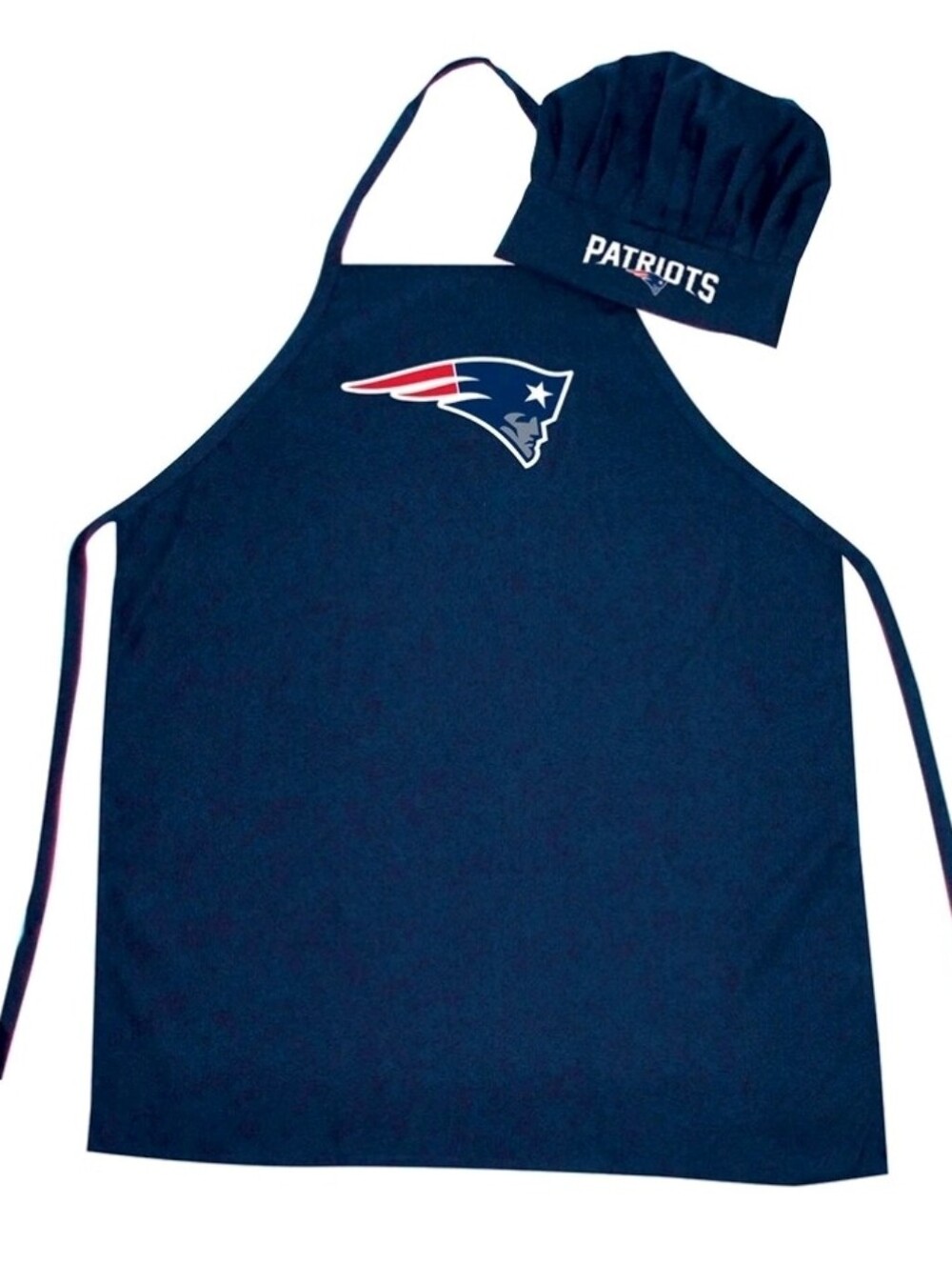 New England Patriots Navy Cooking Apron & Chef Hat Set